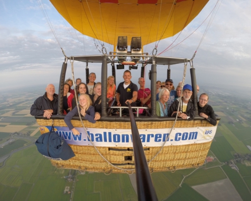 Ballonvaart vanaf Schagen naar Opmeer